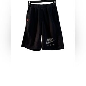 Nike Black Athletic Shorts with Elastic Waistband